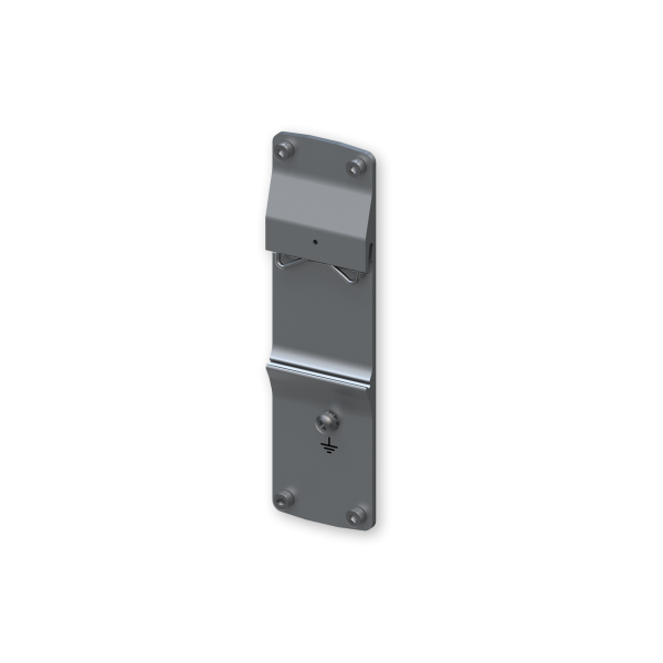 TSW1 REAR PANEL WITH DIN RAIL HOLDER