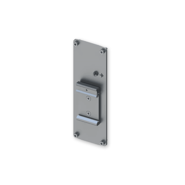 TSW2 REAR PANEL WITH DIN RAIL HOLDER